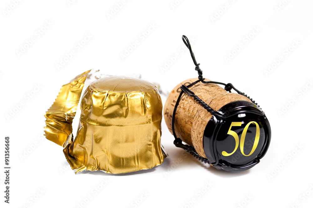 Sektkorken, Sekt, Jubiläum, Champagner, Geburtstag, Hochzeit StockFoto