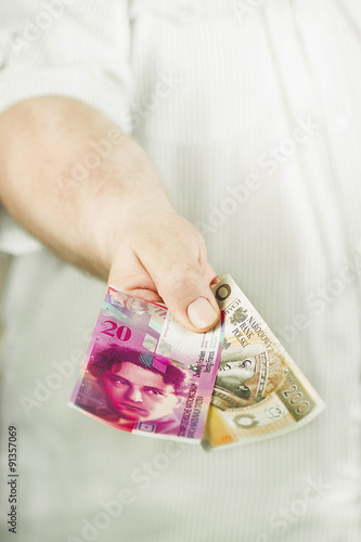 The Swiss franc and the Polish zloty