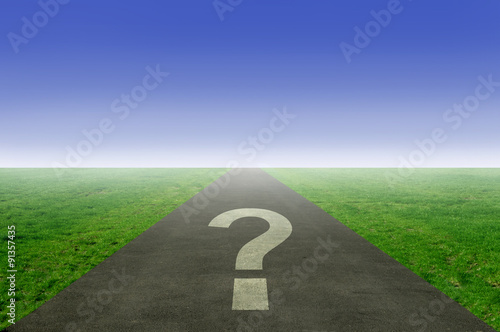 Question mark road