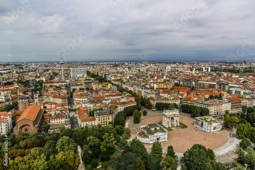 Mailand aus der Luft © Klaus Eppele