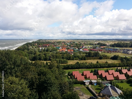 Obraz na płótnie Widok z latarni w salonie