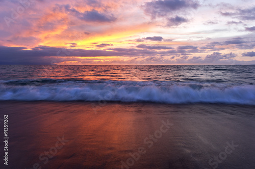 Ocean Sunset Landscape