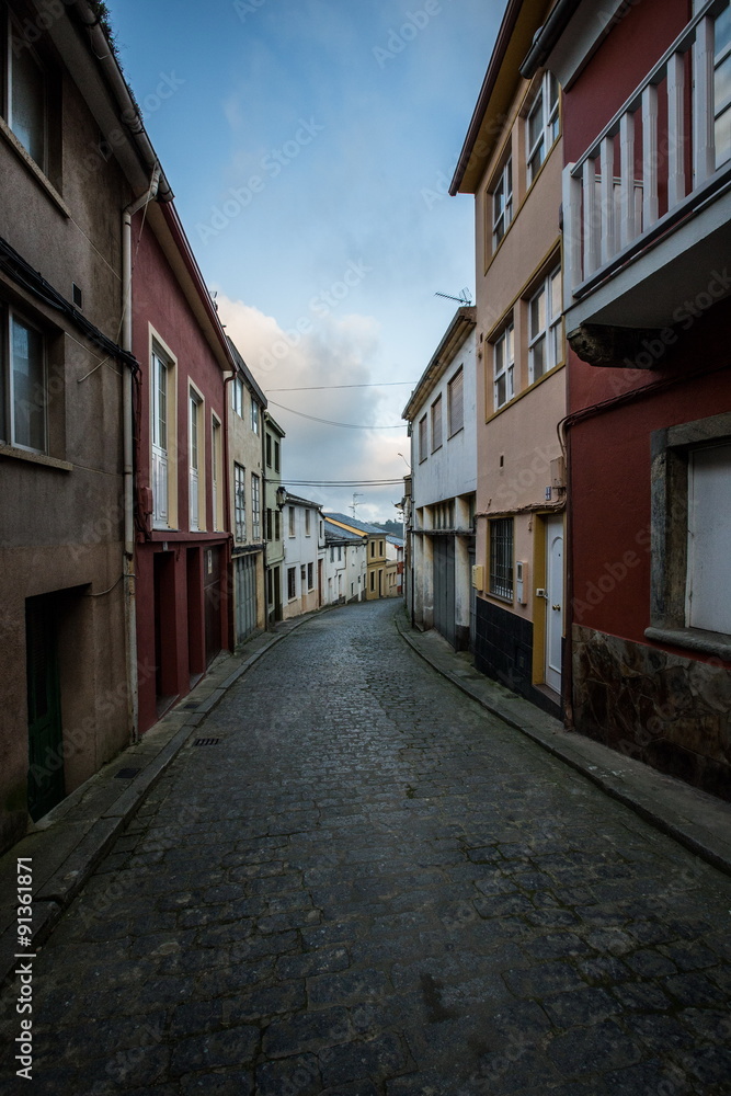 Fototapeta premium prosperctive view, Ribadeo, Spain