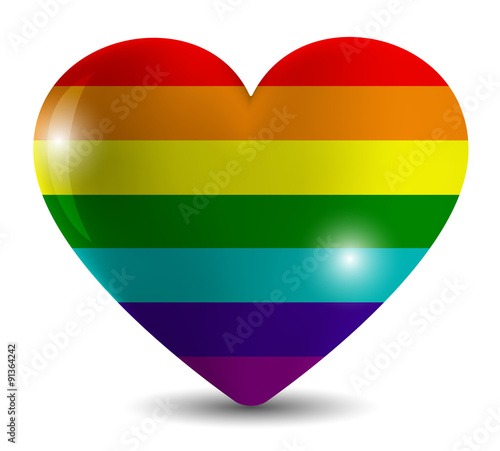 Abstract image   flag of the LGBT community, colors  rainbow