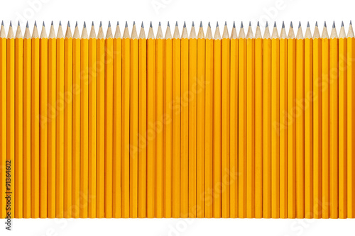 Obraz na płótnie Pencils in a row
