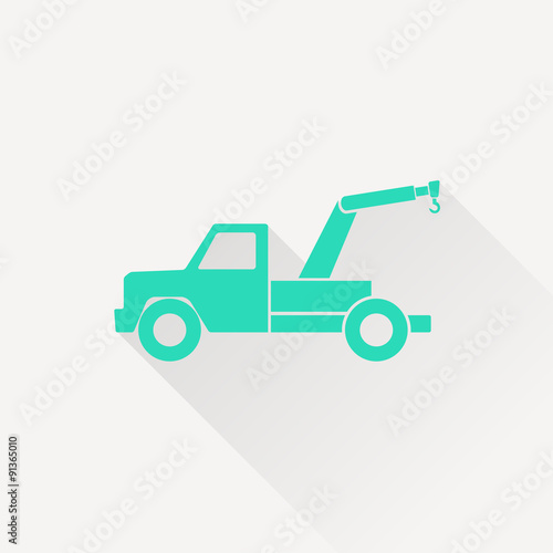 icon of tow car