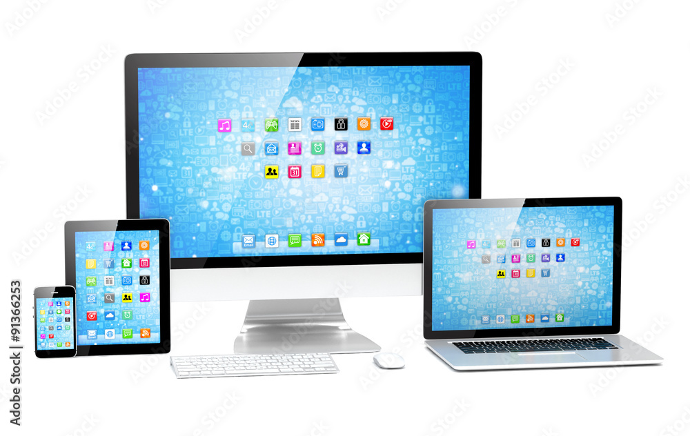 Ultimate web design, laptop, smartphone, tablet, computer Ultimate web design, laptop, smartphone, tablet, computer