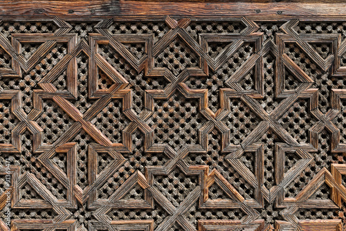 The craft wooden of wall of Bau Inania Merdasa