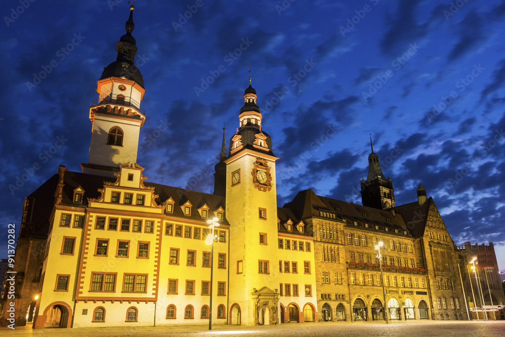 Chemnitz Town Hall in Germany