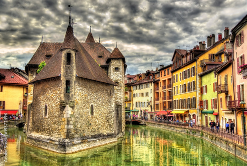 Palais de l'Isle, an ancient fort in Annecy - France