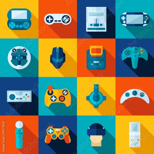 Video Game Icons Set
