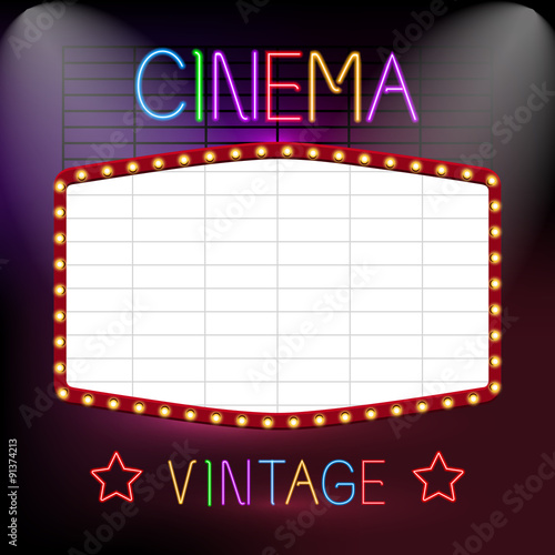 Cinema Neon Sign
