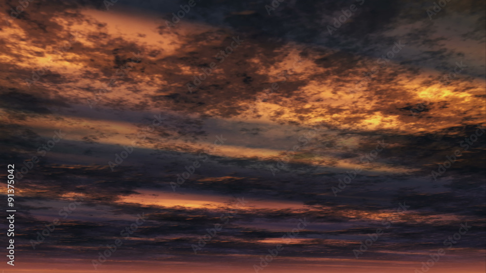 Cloud FX0601: Time lapse sunsetting clouds (Loop). Cloud FX0601: Time lapse sunsetting clouds (Loop).