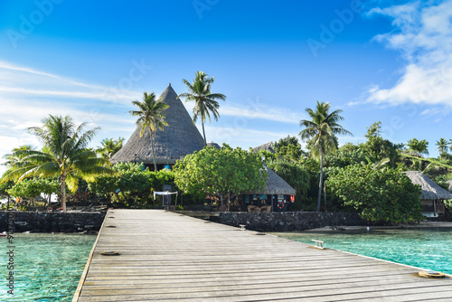Ingresso albergo isola privata Bora Bora photo