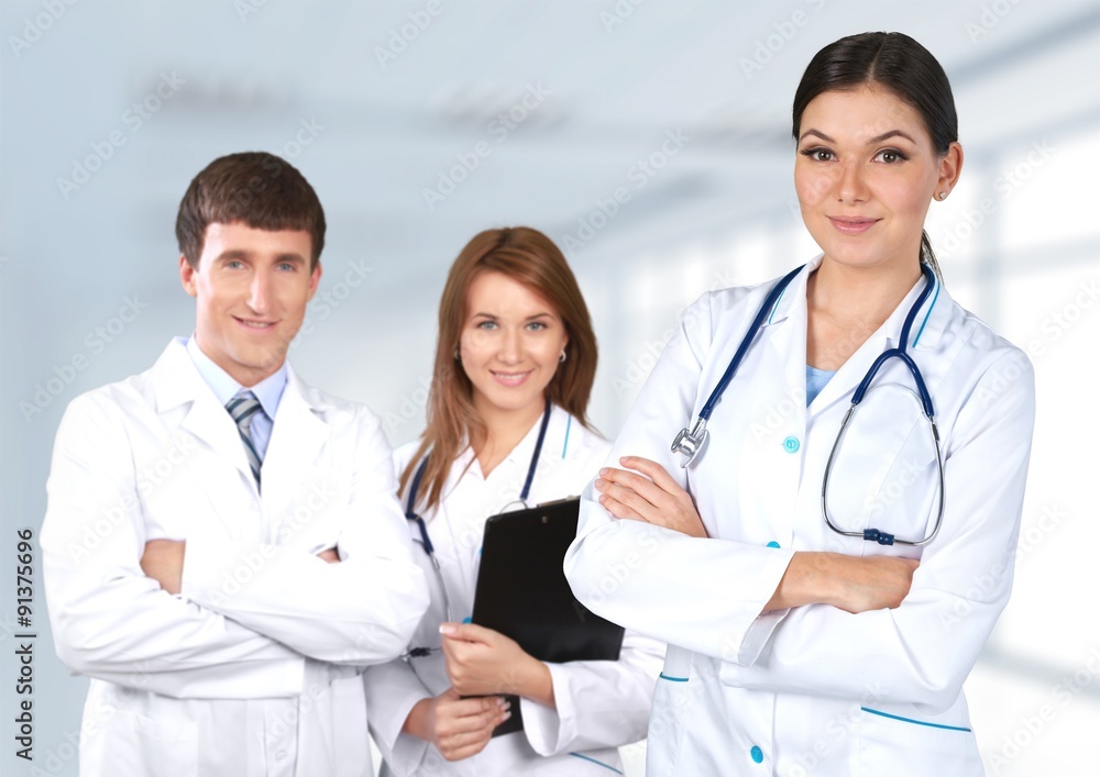 Fototapeta premium Smiling Doctors.