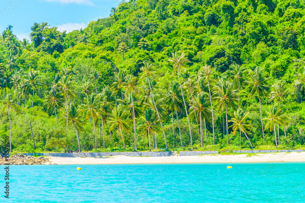 Beautiful tropical island and sea in thailand Beautiful tropical island and sea in thailand