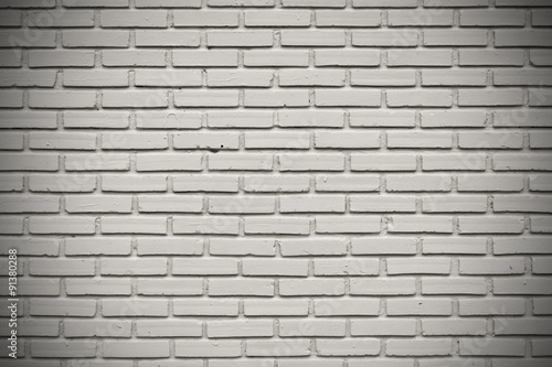 Image of white brick wall background