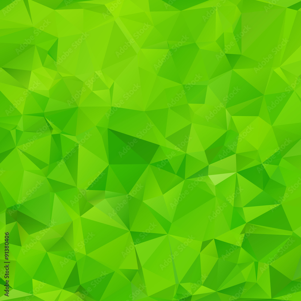 Abstract green polygon triangle Abstract green polygon triangle