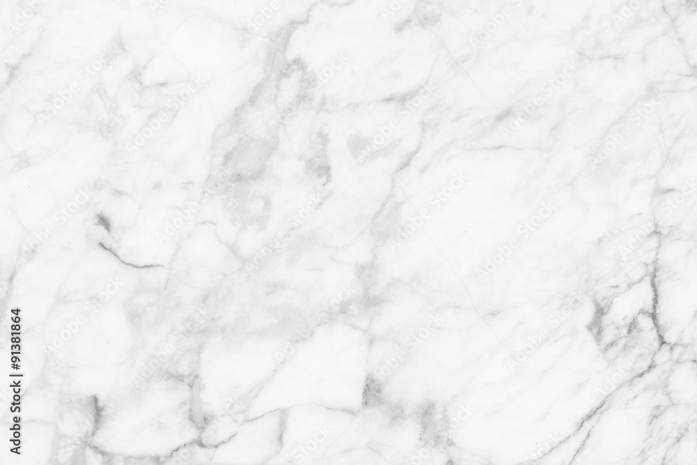 Naklejka premium White marble texture, detailed structure of marble in natural patterned for background and design.