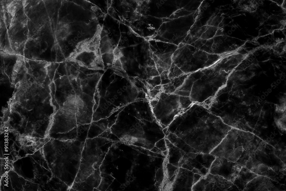 Naklejka premium Black marble patterned (natural patterns) texture background, abstract marble texture background for design.
