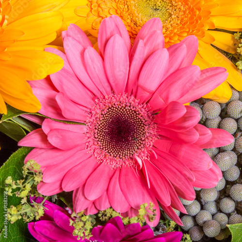 Abstract background of flowers