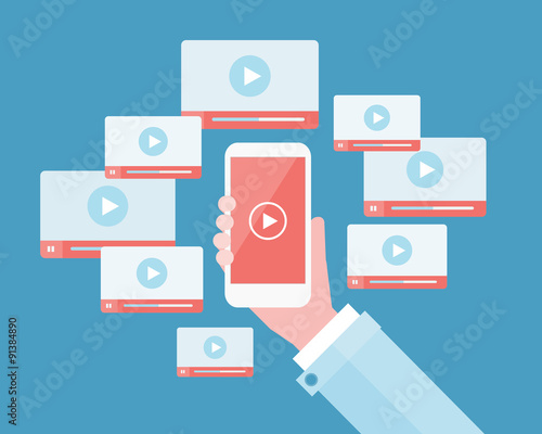 business video marketing content on mobile online 