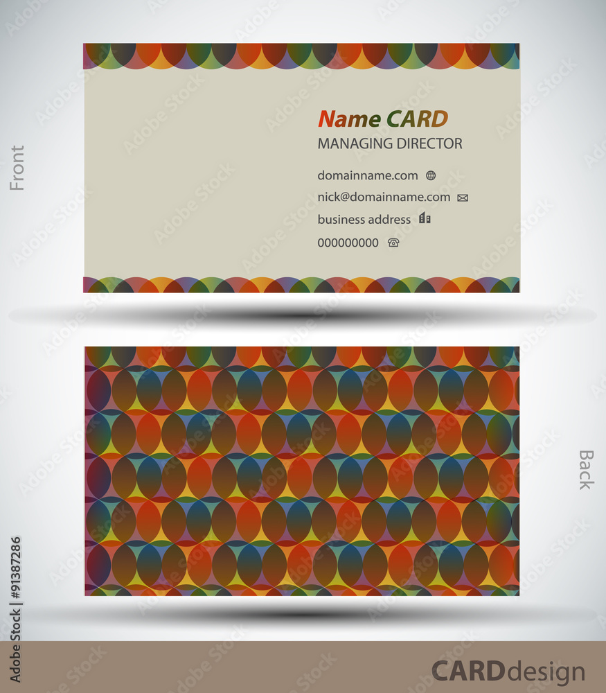 Naklejka premium Card design