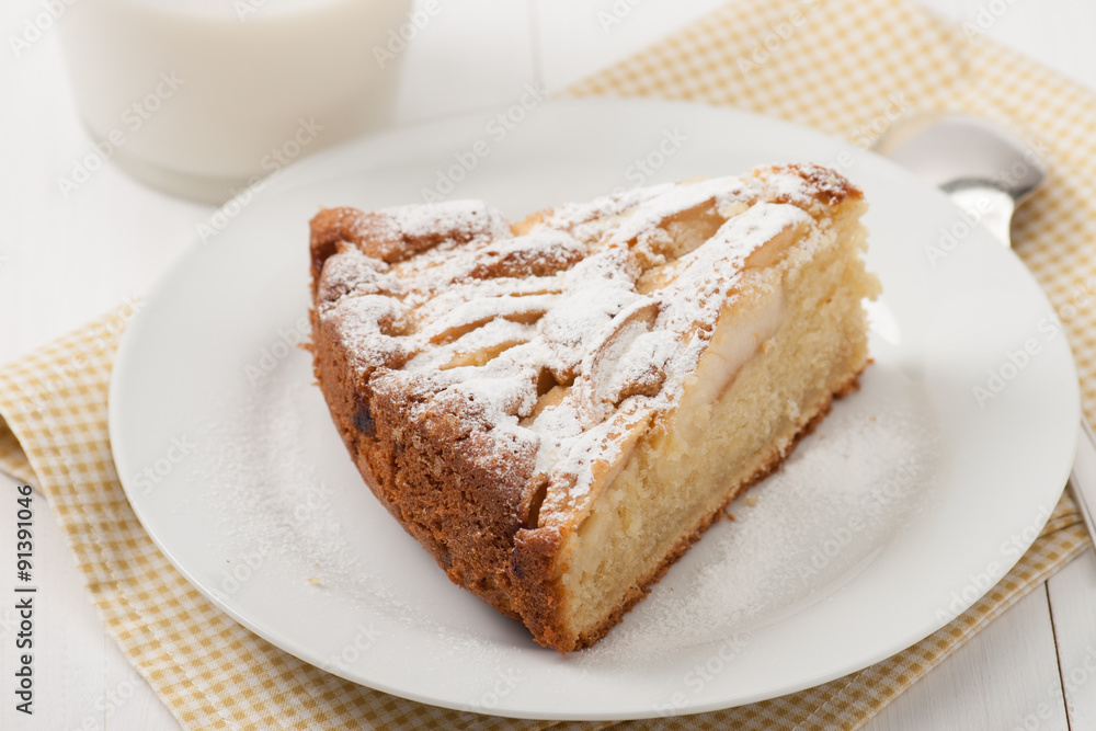 Home Baked Apple Pie Slice Home Baked Apple Pie Slice