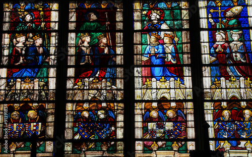 Stained Glass at Chartres Cathedral