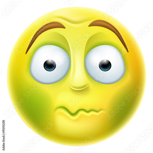 Sick Emoji Emoticon