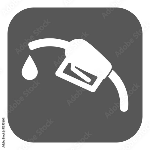 The gas station icon. Gasoline and diesel fuel symbol. Flat