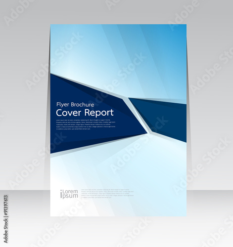 Vector design for Cover Report Annual Brochure Flyer in A4 size