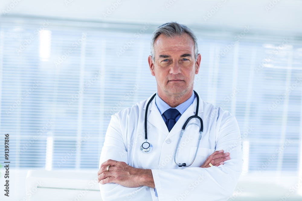 Portrait of male doctor in hospital Portrait of male doctor in hospital