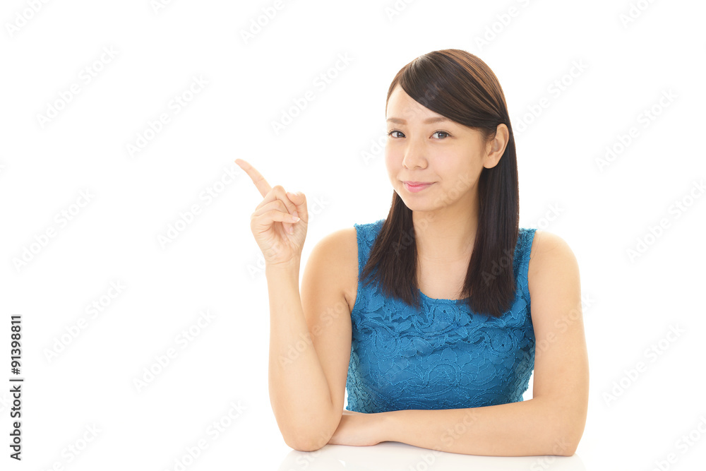 笑顔の女性 笑顔の女性