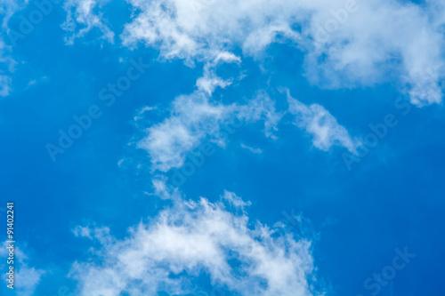 blue sky with cloud