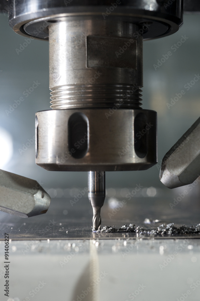 CNC metal machining by mill CNC metal machining by mill