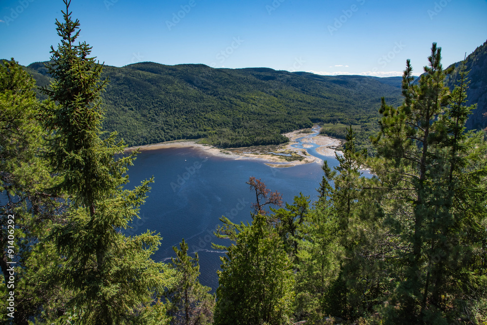 baie eternite im nationalpark saguenay fjord kanad