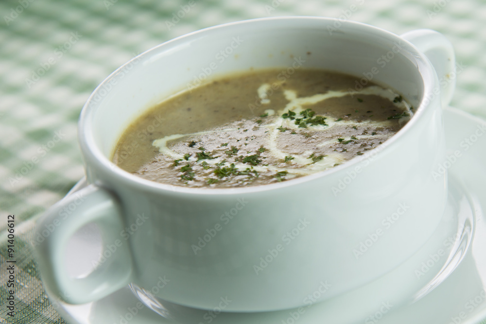 Cream of mushroom soup Cream of mushroom soup