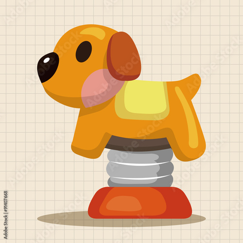 Amusement park facilities theme elements