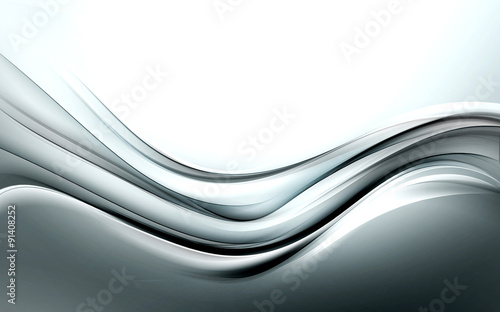 Gray Wave Abstract Design