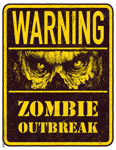 Poster Zombie Outbreak. 