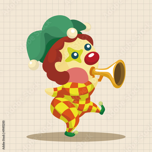 clowns theme elements