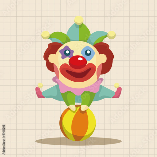 clowns theme elements
