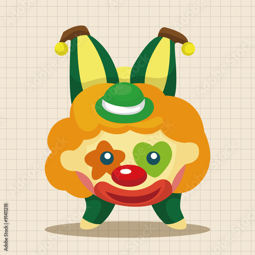 clowns theme elements