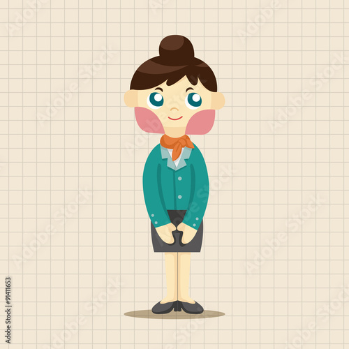 flight attendants theme elements