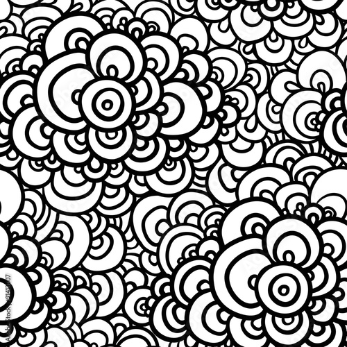 seamless abstract hand-drawn pattern.
