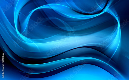 Abstract Blue Waves