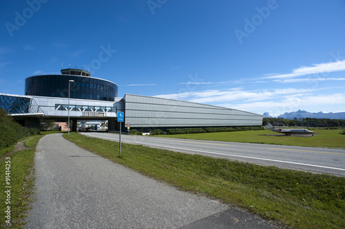 Norwegian aviation museum entrance