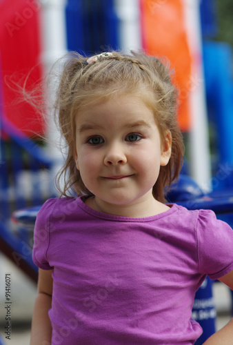  girl on the playground