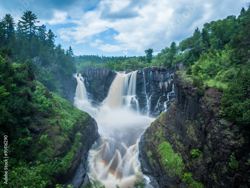 High Falls of Pigeon River at Grand Portage State Park photo